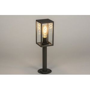 Lumidora Vloerlamp 72713 - PARIS - E27 - Zwart - Antraciet donkergrijs - Metaal - Buitenlamp - IP44