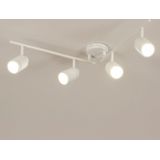 Lumidora Opbouwspot 72837 - DAISY - 4 Lichts - GU10 - Wit - Metaal - Badkamerlamp - IP44