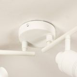 Lumidora Opbouwspot 72837 - DAISY - 4 Lichts - GU10 - Wit - Metaal - Badkamerlamp - IP44