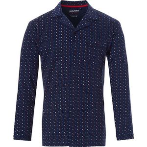 Pastunette pyjama shirt lange mouw doorknoop (blauw, 4399-624-6) - S
