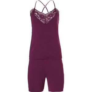 Pastunette Deluxe - Shortama - Donker Rood - Viscose/Elastan