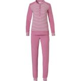 Pyjama - Roze - Badstof - Met Knoopsluiting en Steekzakken