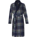 Pastunette - Heren Badjas - Coral Fleece - Ruit Dessin - 100% Polyester