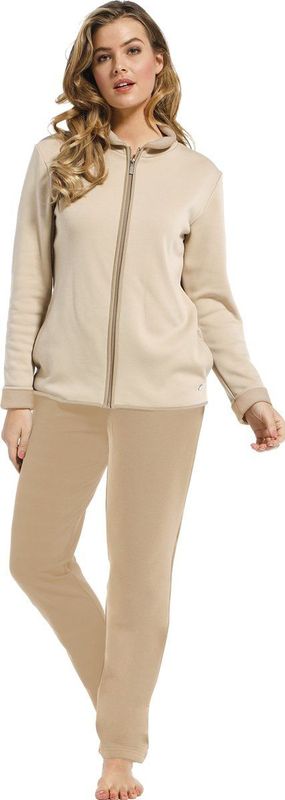 Apollo dames huispak Fleece - Loungeset - S/M - Beige