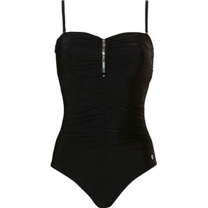 Pastunette - Beach Beauty - Corrigerend Badpak - Zwart - Powernet