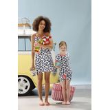 Rebelle - Katoenen Shortama - Wit - Met Letter Print