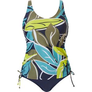 Pastunette Beach - Floral Leaves - Tankiniset - Blauw/Groen - Maat 42