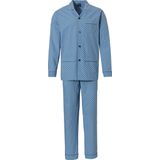 Robson - Gentleman - Pyjama - Blauw - 100% Katoen - Ruitjespatroon