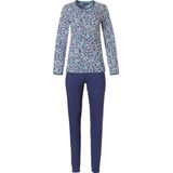 Pyjama met lange mouwen in katoenen flanel DAMART. Katoen materiaal. Maten XS. Andere kleur