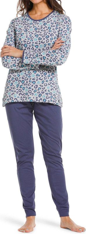 Pyjama met lange mouwen in katoenen flanel DAMART. Katoen materiaal. Maten XS. Andere kleur