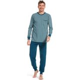 Pastunette - 723 - Heren Pyjama - Petrol - Blauw
