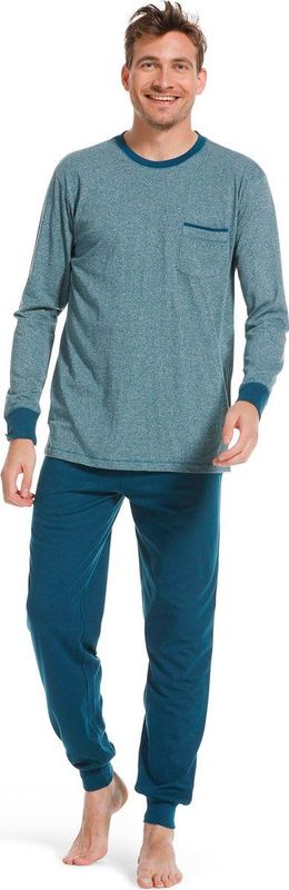 Pastunette - 723 - Heren Pyjama - Petrol - Blauw