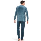 Pastunette - 23222-614-2 - Heren Pyjama - Velours - Streep Dessin