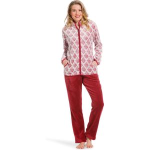 Pastunette - 80222-106-8 - Huispak - Rood - Tweedelig - Fleece