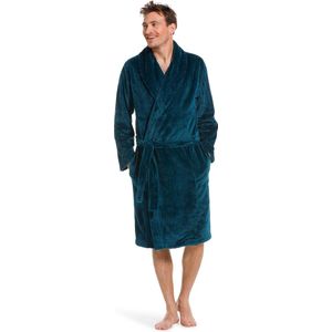 Badjas - Donker Groen - 100% Polyester - Draagt Heerlijk Warm en Zacht