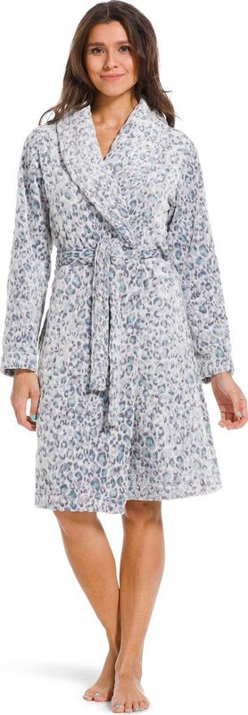 Rebelle - Badjas - Donkerblauw - Dierenprint