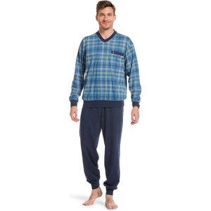 Robson - 27222-702-2 - Heren Pyjama - Blauw - 100% Katoen