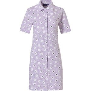 Pastunette - Nachthemd - Korte Mouw - Paars - Knoopsluiting