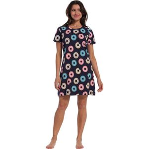 Rebelle - Donut Wake Me Up - Nachtjapon - Blauw - Katoen