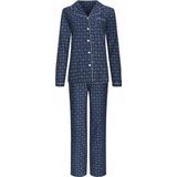 Pastunette - Kim - Pyjama Set - Blauw - Flanel - Katoen