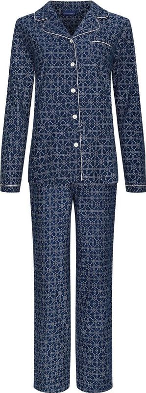 Pastunette - Kim - Pyjama Set - Blauw - Flanel - Katoen