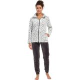 Rebelle - Fleece Huispak - Panter - Warm - 2-delig - Grijs