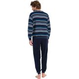 Robson - Wes - Pyjamaset - Donkerblauw - Katoen