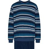 Robson - Wes - Pyjamaset - Donkerblauw - Katoen