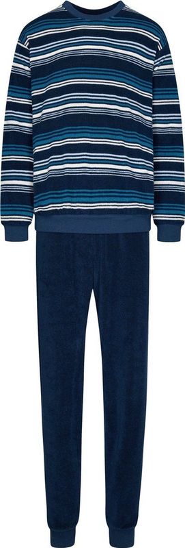 Robson - Wes - Pyjamaset - Donkerblauw - Katoen