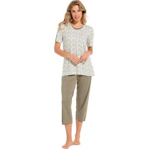 Pastunette - 20241-148-2 - Dames Pyjama - Bamboe - Capri - Korte Mouw