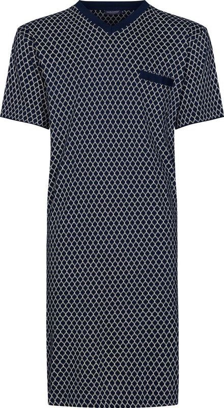 Pastunette - Graphic - Nachthemd - Blauw - Katoen/Modal