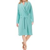 Pastunette - Ochtendjas - Uni Mintgroen - 40% Polyester 30% Bamboe 30% Katoen