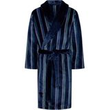 Pastunette - Badjas - Blauw - Polyester - Gestreept Design