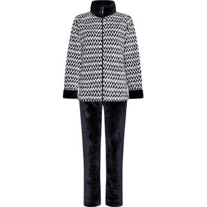 Rebelle - Huispak - Wit/Zwart - 100% Polyester - Getailleerd Model