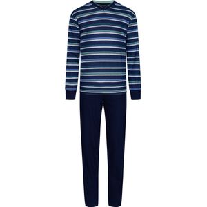 Katoenen Pastunette heren pyjama strepen - Blauw - Maat - XL