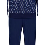Robson heren pyjama 27242-718-2 - Blauw - S/48