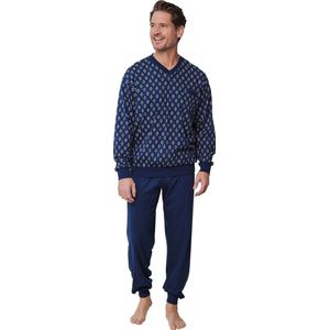 Robson heren pyjama 27242-718-2 - Blauw - S/48