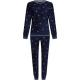 Rebelle - Warme Fleece Pyjama - Donkerblauw - Dames