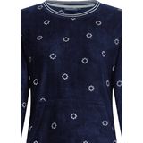 Rebelle - Warme Fleece Pyjama - Donkerblauw - Dames