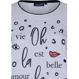 Rebelle - Nachthemd - Grijs - Katoenmix