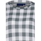 Pastunette - Groen geblokt - Nachthemd - Lange Mouwen - Ronde Hals