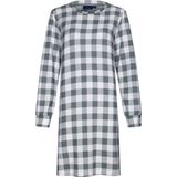 Pastunette - Groen geblokt - Nachthemd - Lange Mouwen - Ronde Hals