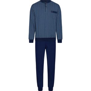 Robson - Pyjama - Blauw - Katoen - Heren