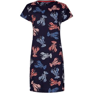 Dames Nachthemd Rebelle - Lobster Party - Bio Katoen - Print - Maat 36