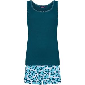 Rebelle shortama lichtblauw/wit/petrol