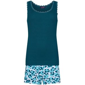 Dames Shortama Rebelle - Tropical Turquoise - Bio Katoen - Maat 38