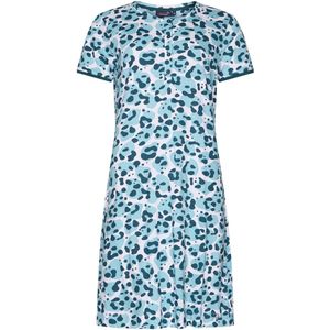 Rebelle - Dames Nachthemd - Tropical Turquoise - Bio Katoen