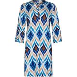 Pastunette - Ocean Drift - Jurk - Blauw/Naturel - Viscose/Elastan