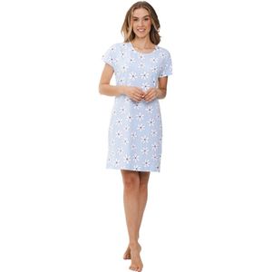 Rebelle - Flower - Nachthemd - Lichtblauw - Bio Katoen