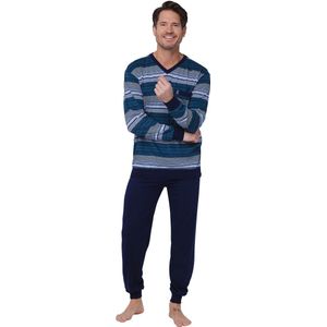 Robson - Pyjama - Gestreept - Blauw - Katoen